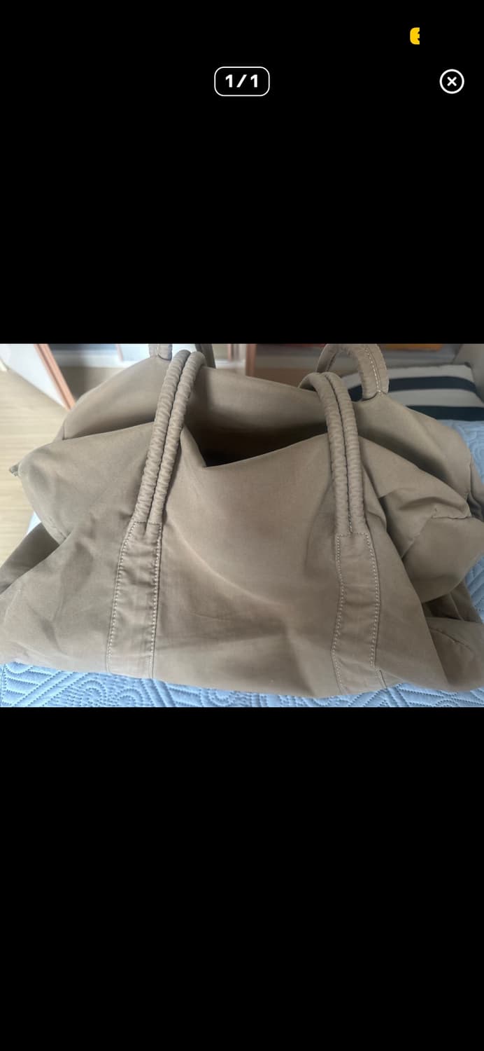 EE GARMENT DYED DUFFLE BAG (LARGE) BEIGE 상품이미지2