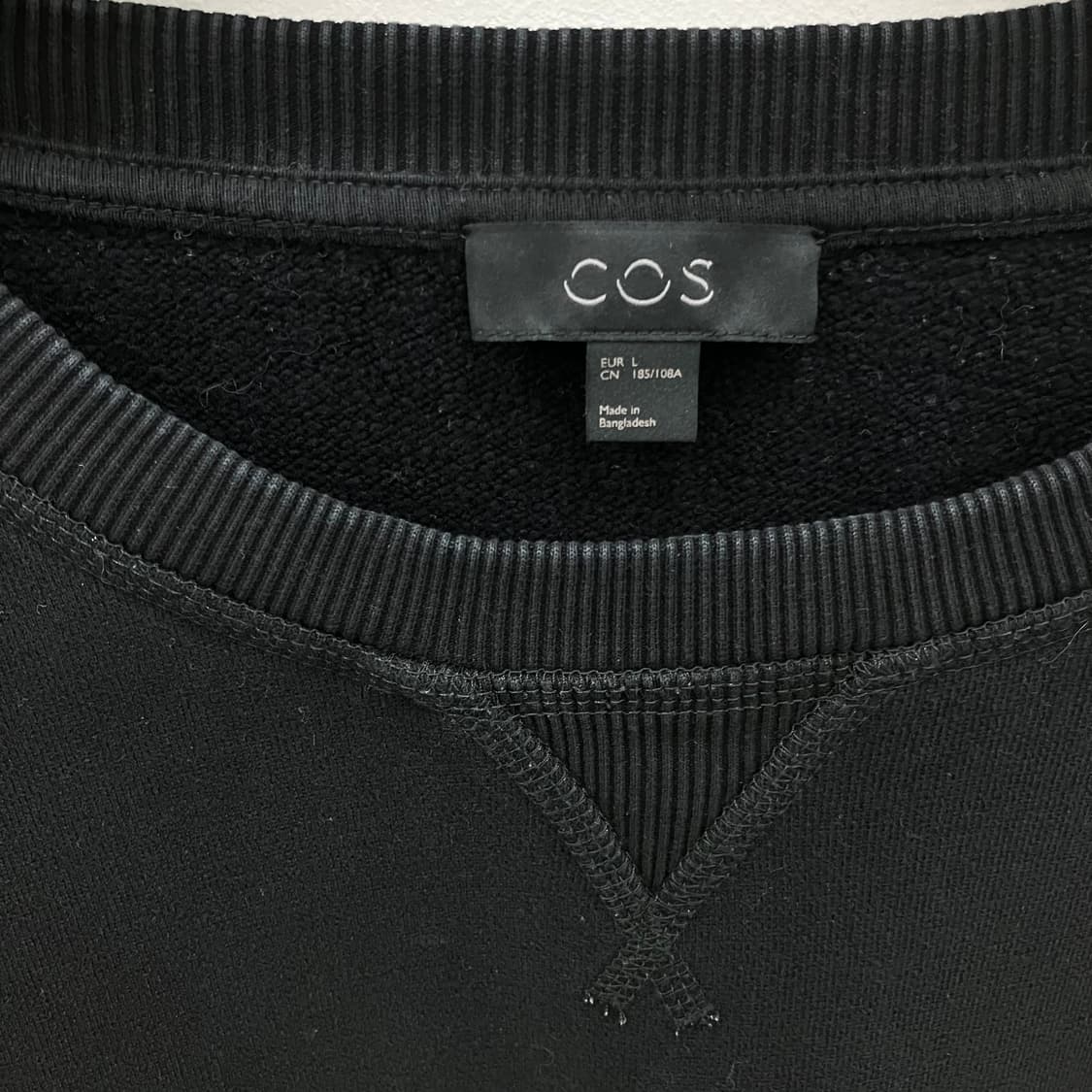 코스 블랙 스웨트 셔츠 L 상품이미지3