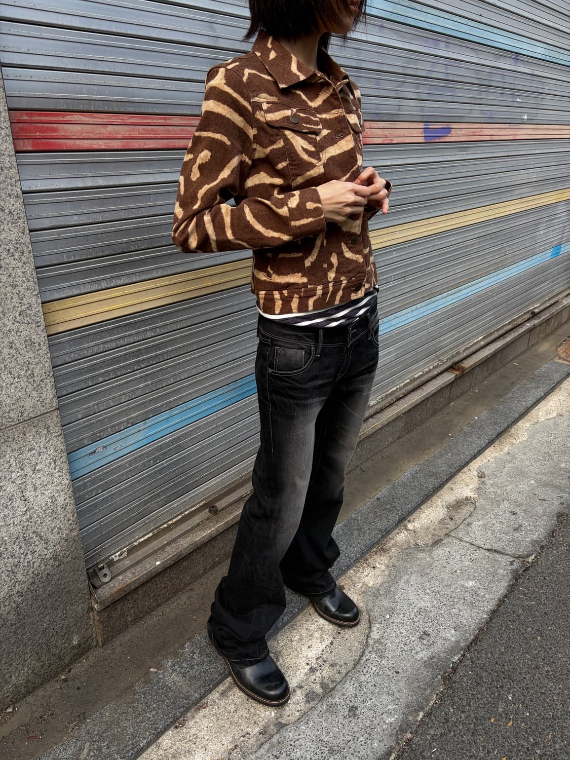 Ralph Lauren Jeans 패턴 데님 자켓 상품이미지2