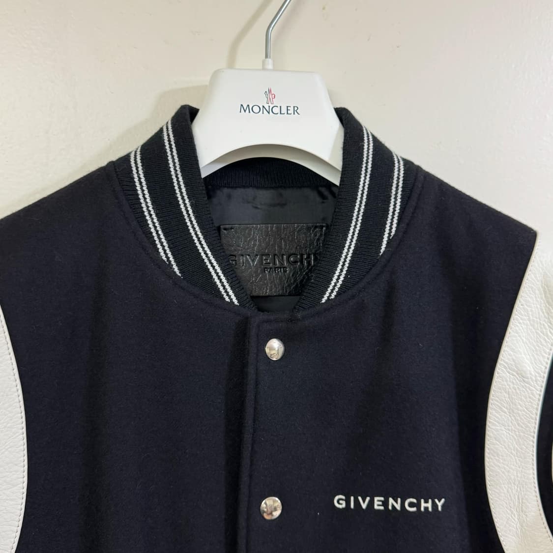 지방시 울 레더 스플릿 봄버 자켓 상품이미지4