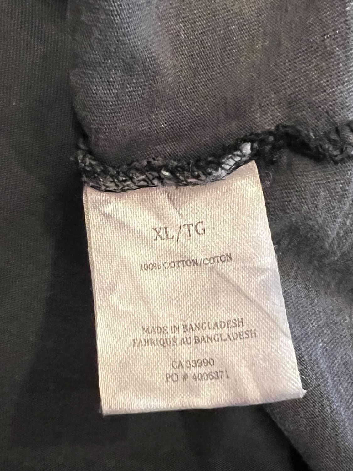 [XL] 롤링스톤즈 1989 투어 머천다이즈 빈티지 반팔 티셔츠 상품이미지6