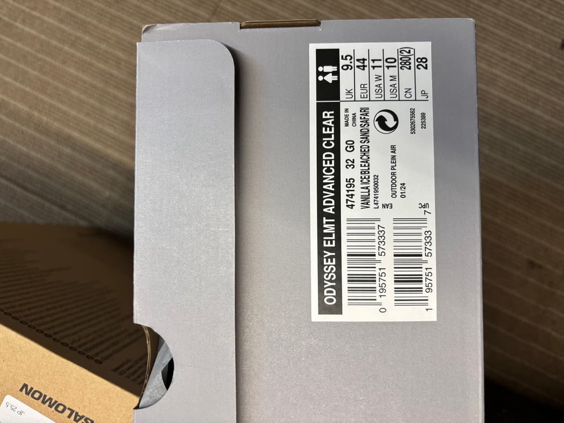 살로몬 오디세이 엘리먼트 어드밴스 클리어 바닐라 아이스 블리치드 샌드 상품이미지3