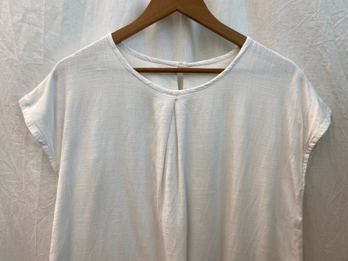 화이트코튼블라우스(M) 상품이미지3
