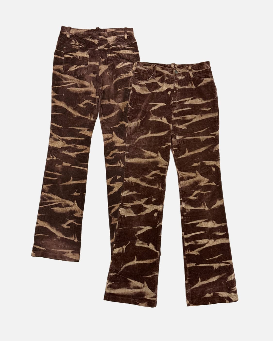brown corduroy wrinkle dye pants 상품이미지1