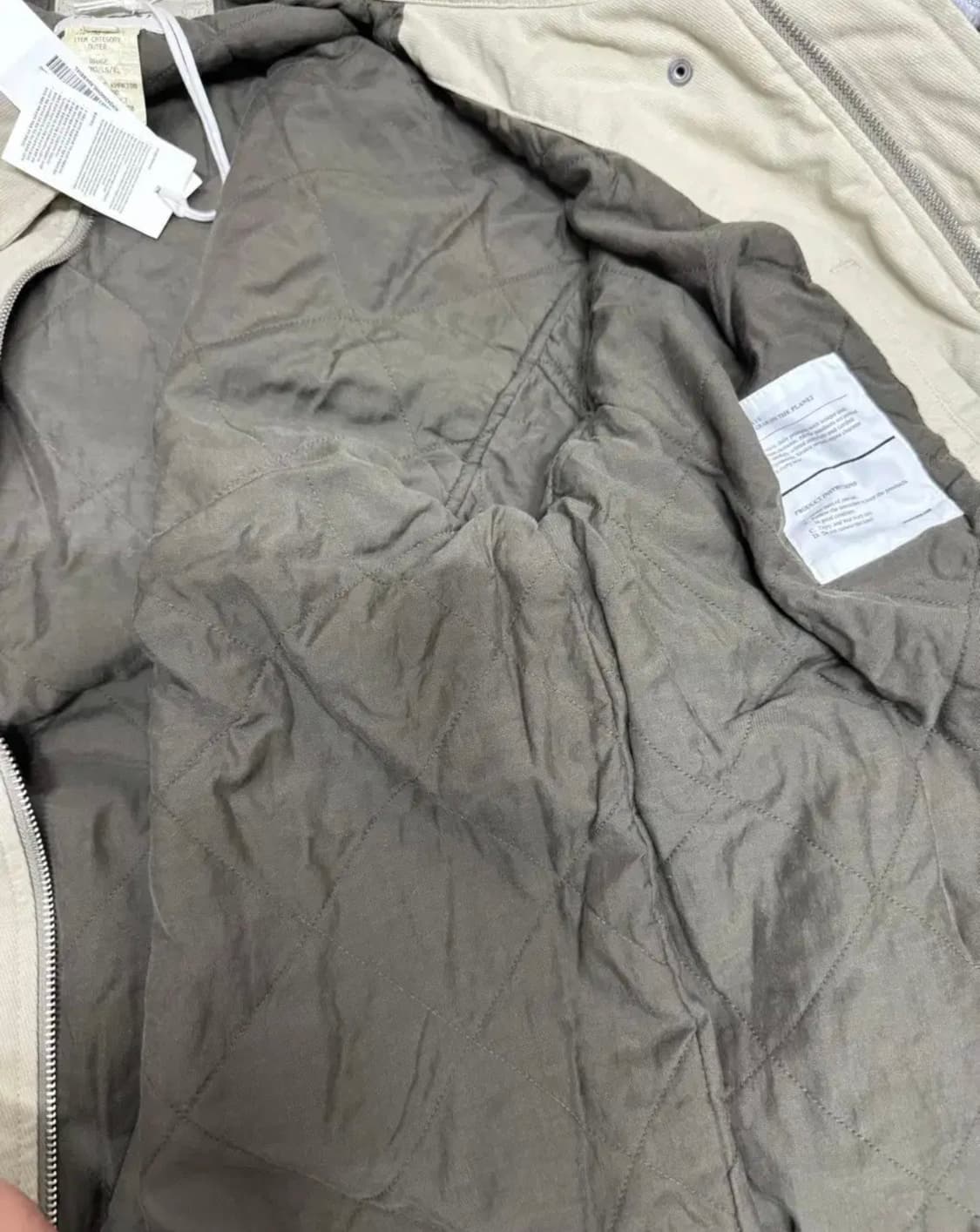 카키스 24fw 스테이션 자켓 베이지 상품이미지3