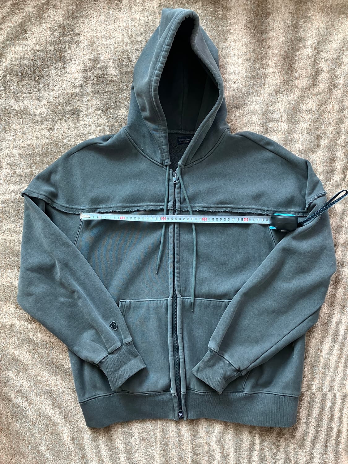 헤리티지플로스 피그먼트 후드집업 상품이미지3