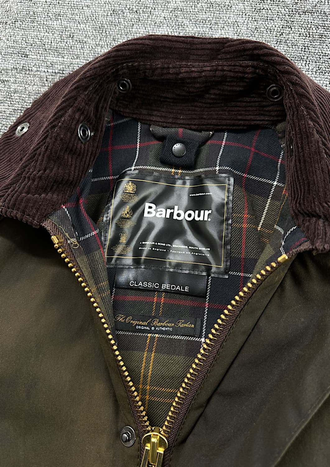 바버 클래식 비데일 자켓 M 상품이미지4