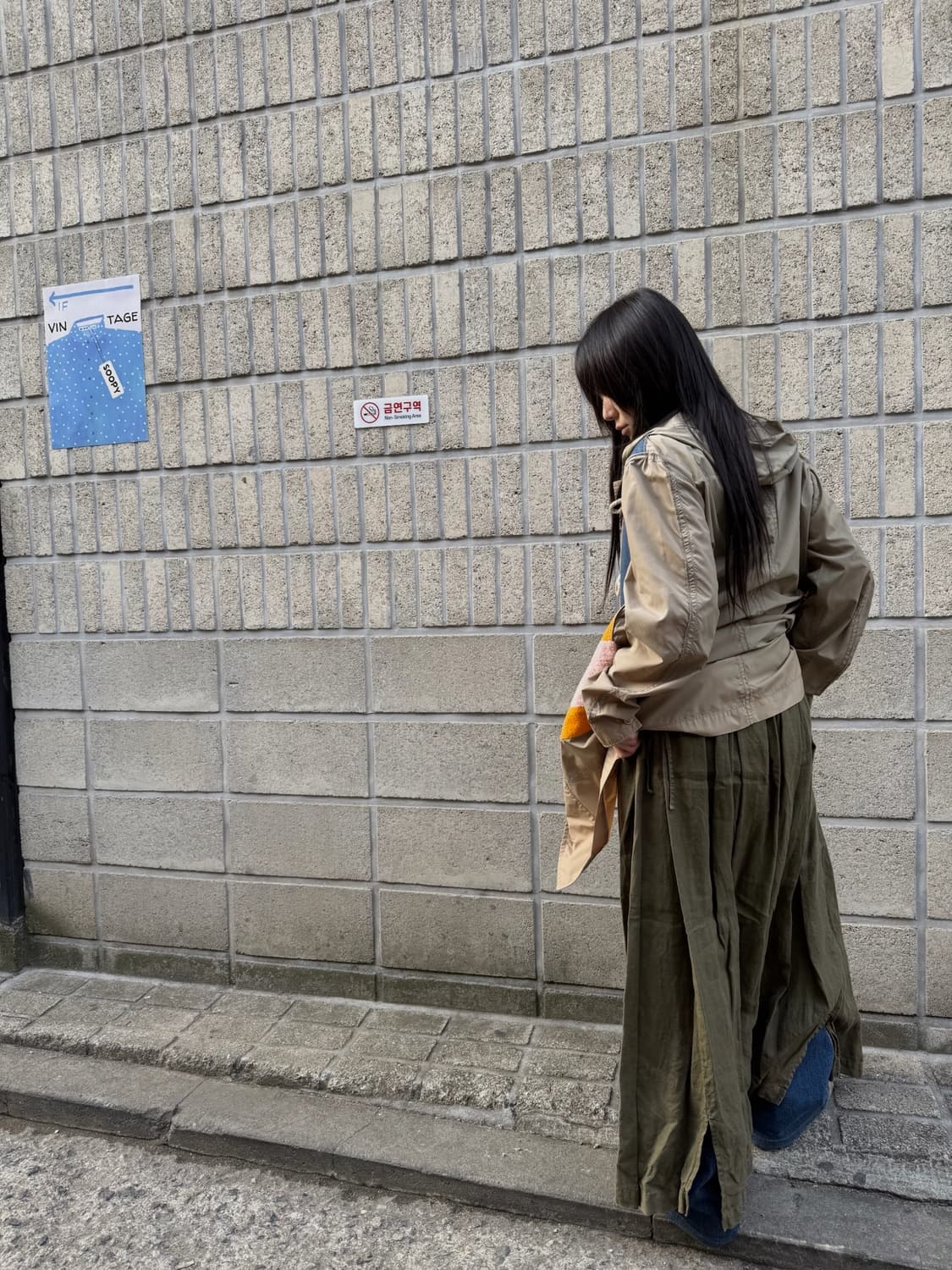 캐피탈 절개 스커트 디테일 팬츠 상품이미지7