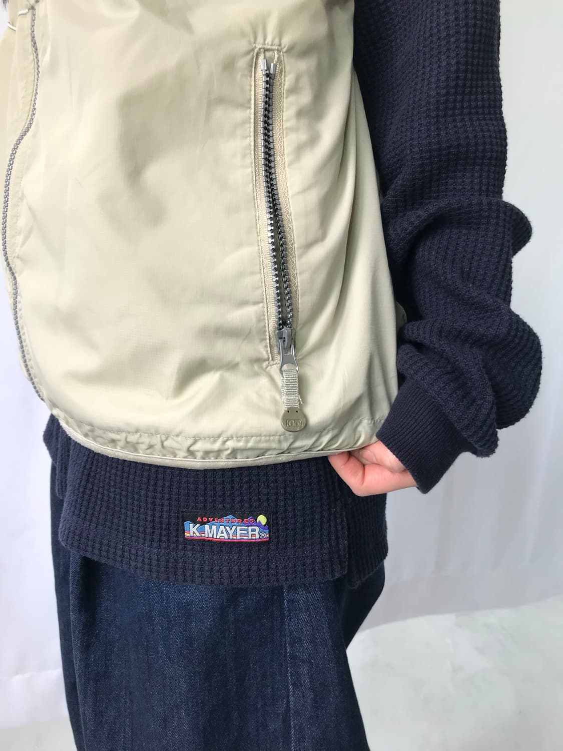 Hawkins 리버시블 집업 베스트 상품이미지3