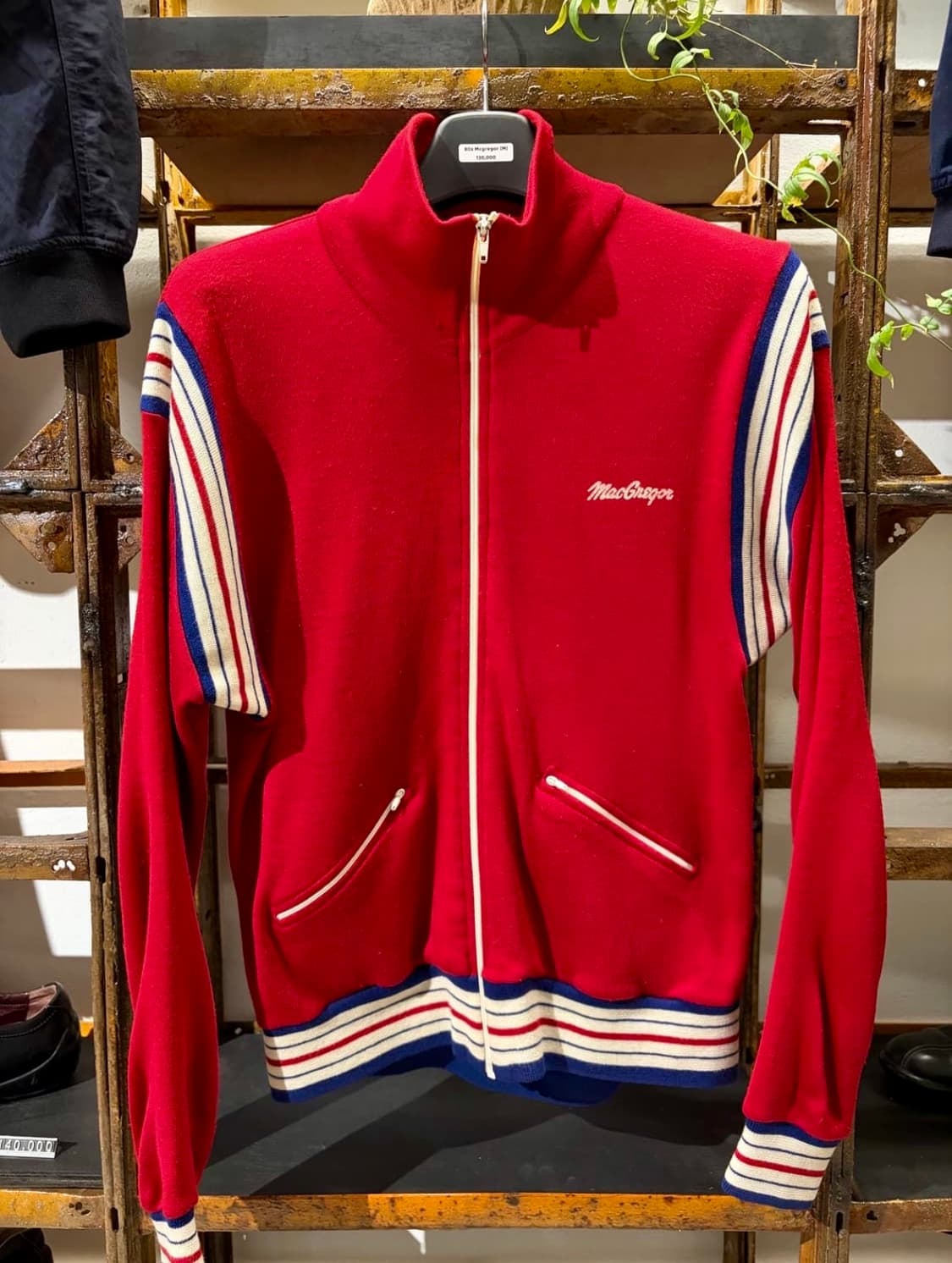 80s Mcgregor 니트 집업 밴드 져지 상품이미지3