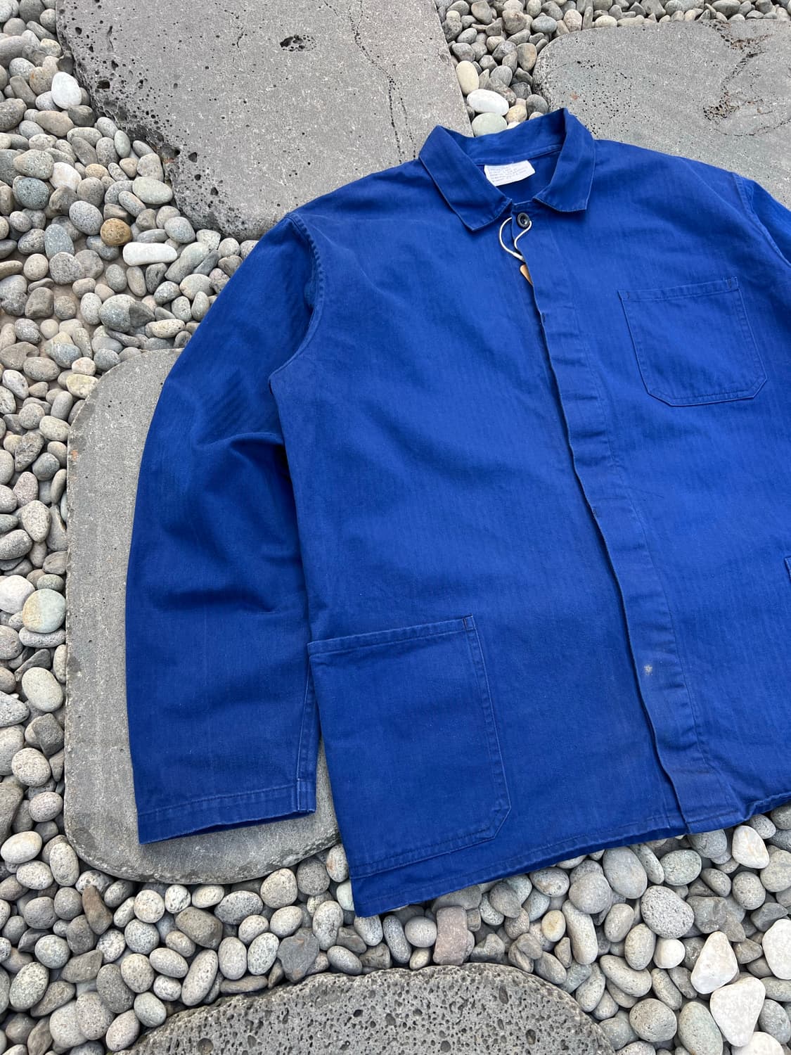 OLD VINTAGE  HBT FRENCH 헤링본트윌코튼 프렌치워크자켓 상품이미지4