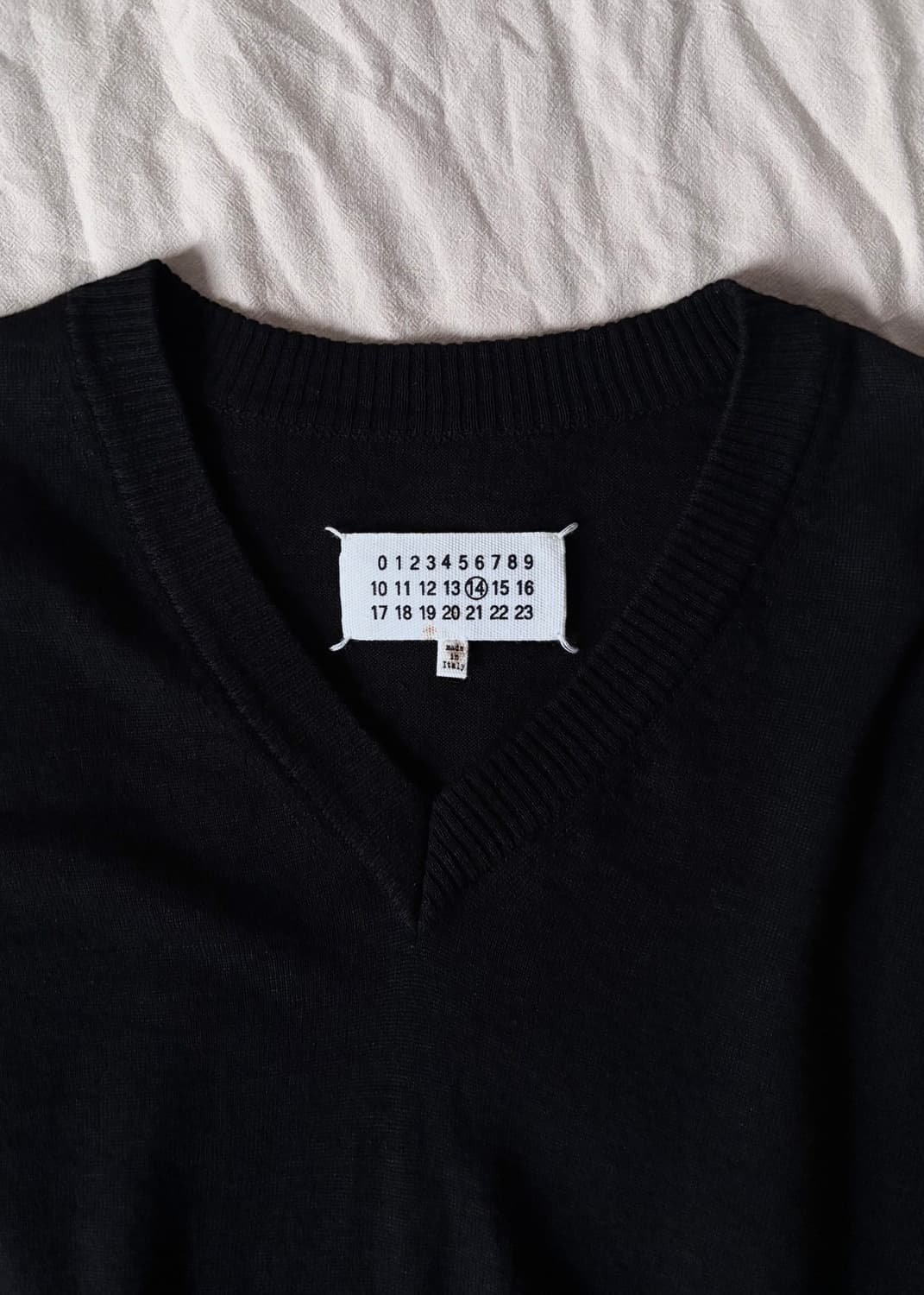 마르지엘라 카프 레더 엘보우 니트 상품이미지2