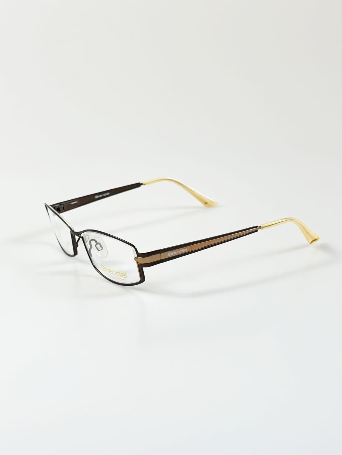 90s BRENDEL 슬림 스퀘어 긱시크 빈티지 안경 상품이미지3