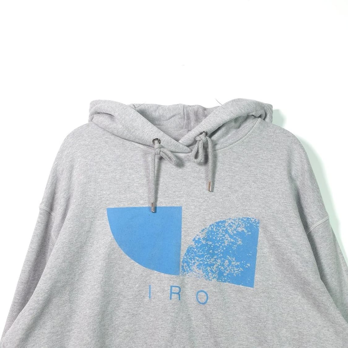 IRO 이로 파리 로고 프린팅 크롭 후드티 그레이 M 상품이미지3