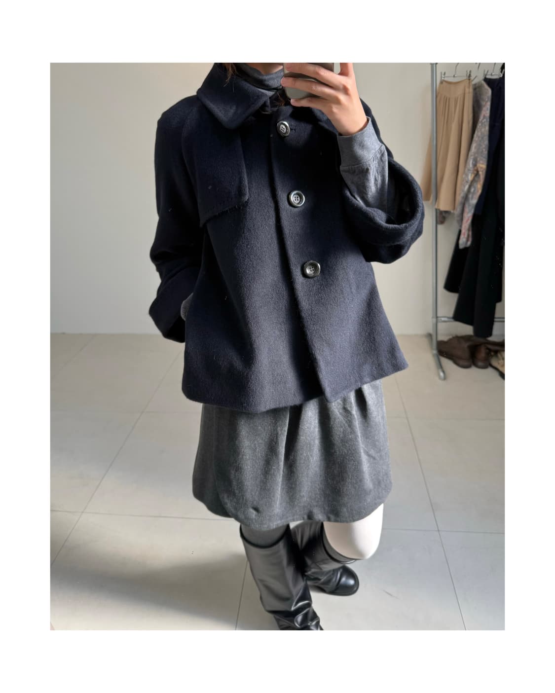 빈티지 앙고라 혼방 자켓 상품이미지1