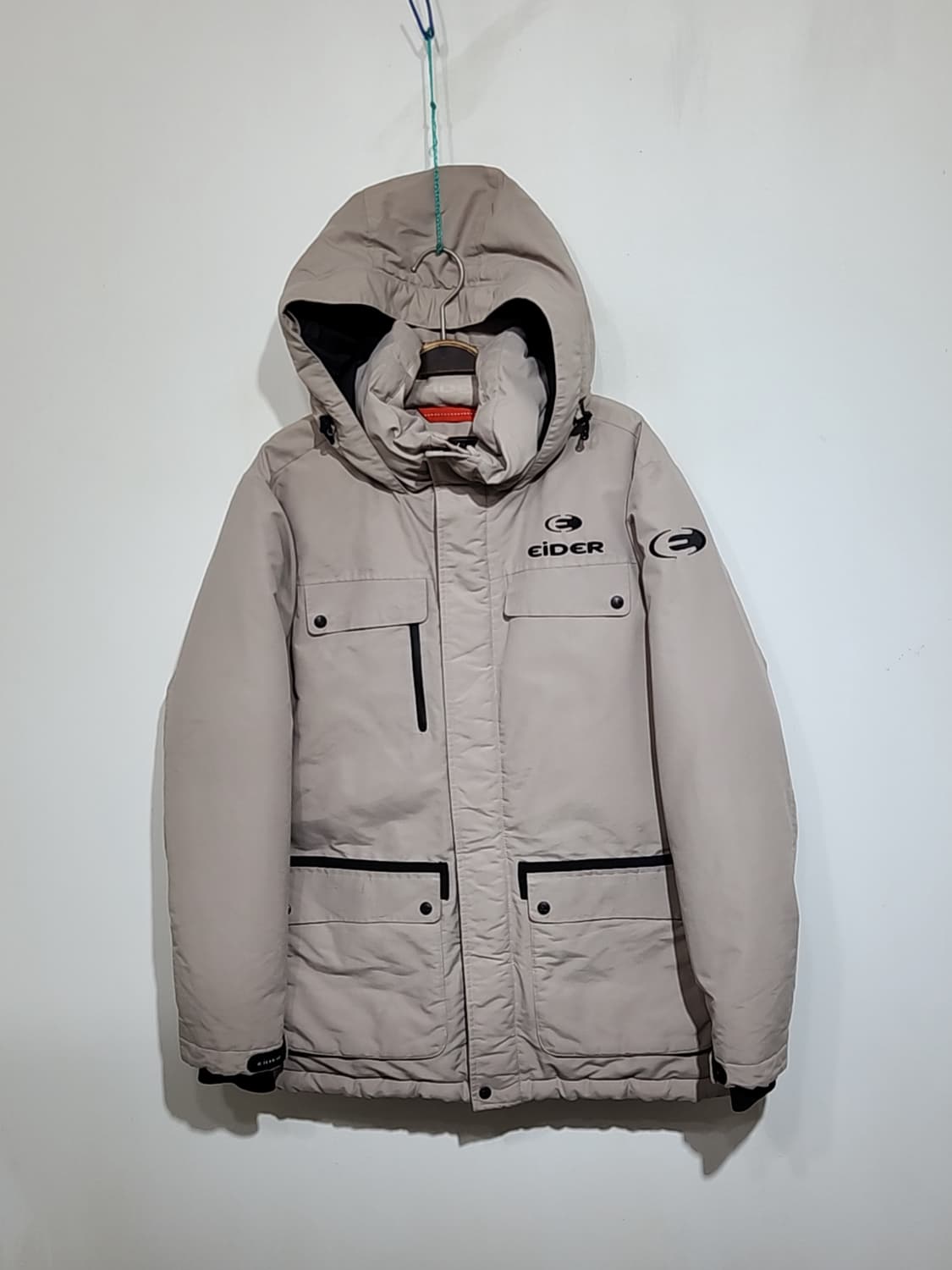 (M) 아이더 오리털 패딩점퍼 후드 다운자켓 아웃도어  상품이미지1