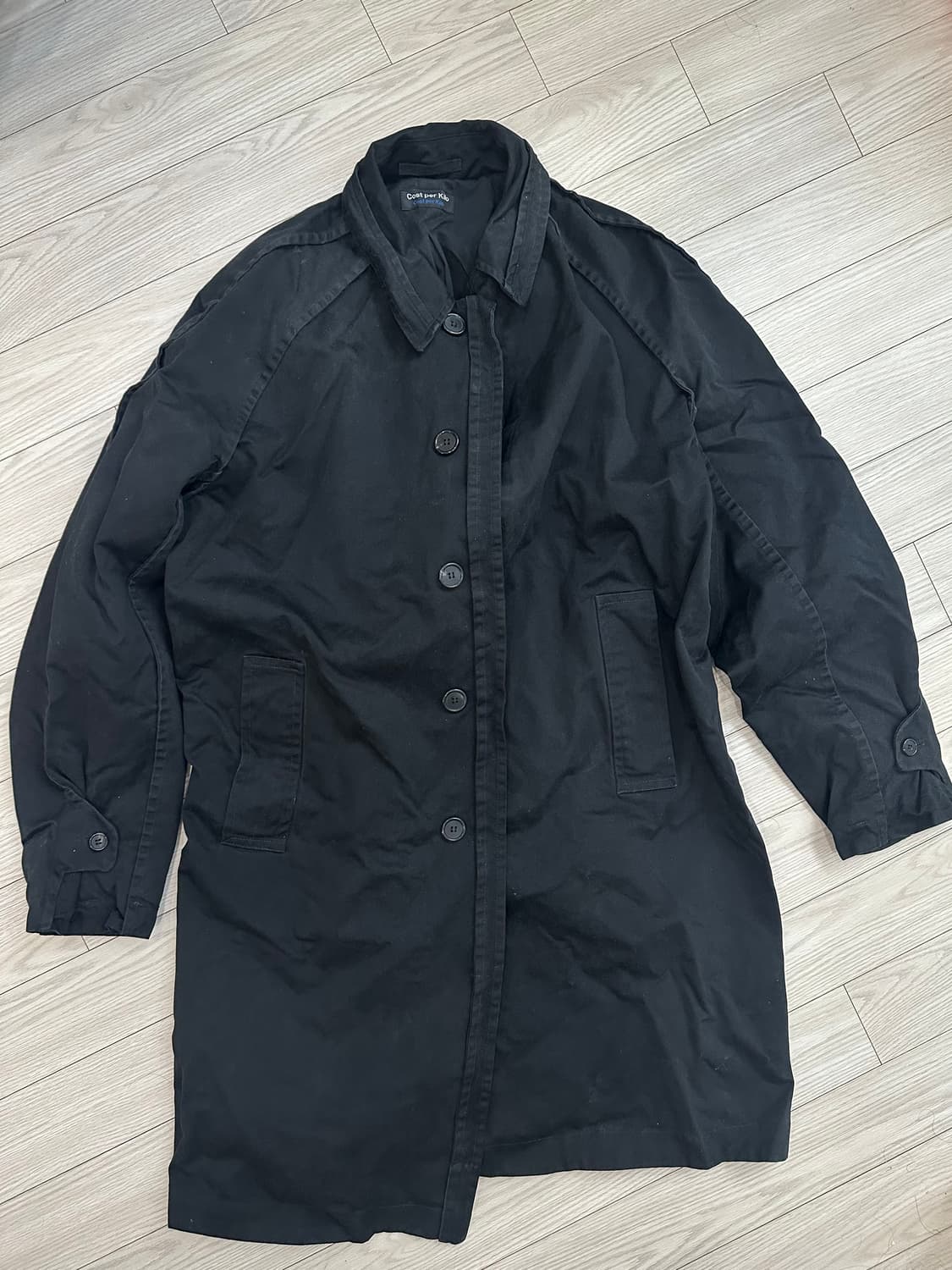 cost per kilo coat black [XL] 상품이미지1