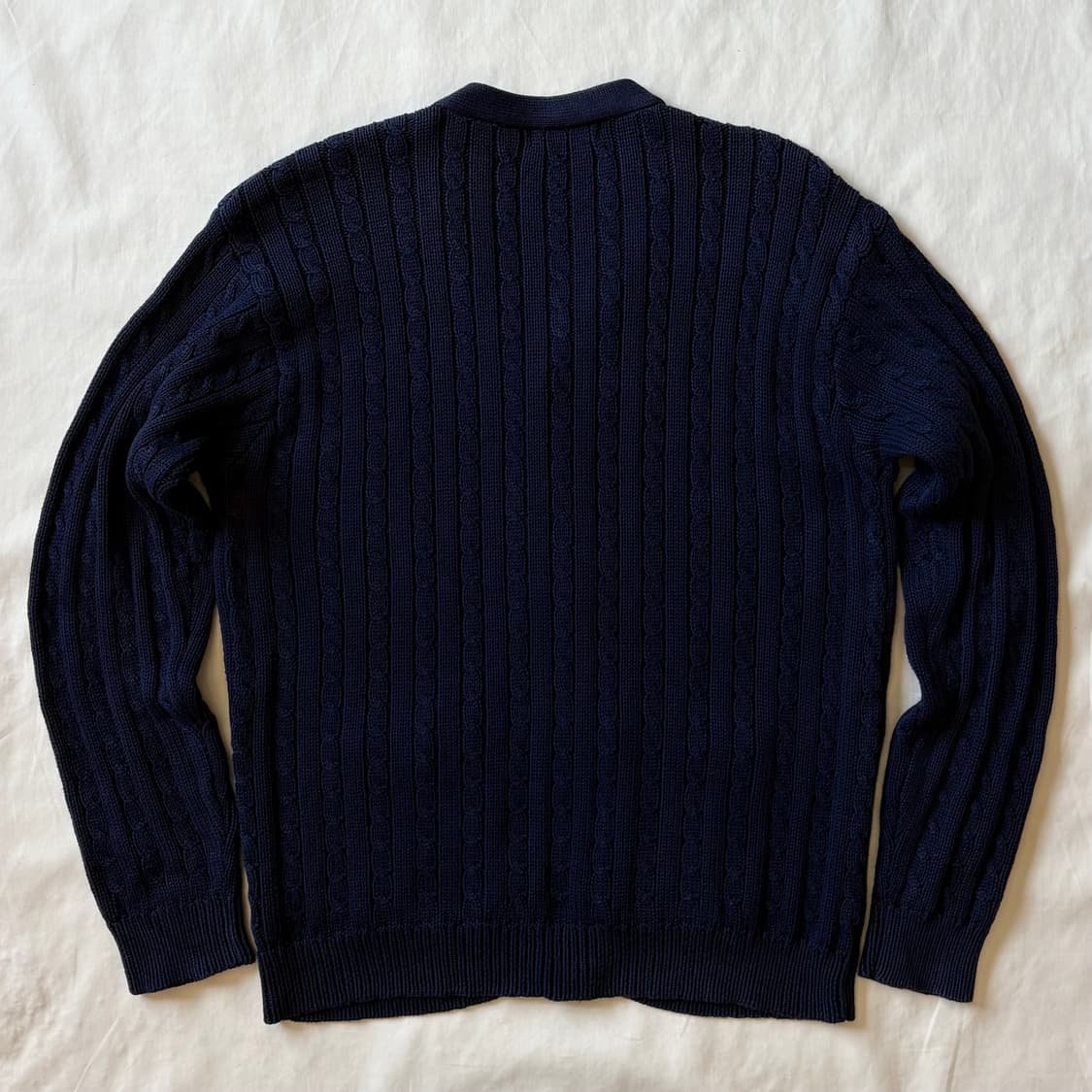 [M/44-55] 폴로 랄프로렌 네이비 꽈배기 니트 가디건 상품이미지7