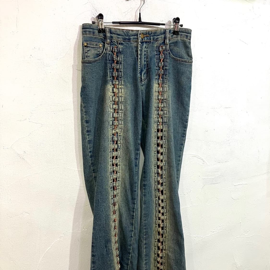 그런지 디테일 청바지 상품이미지4