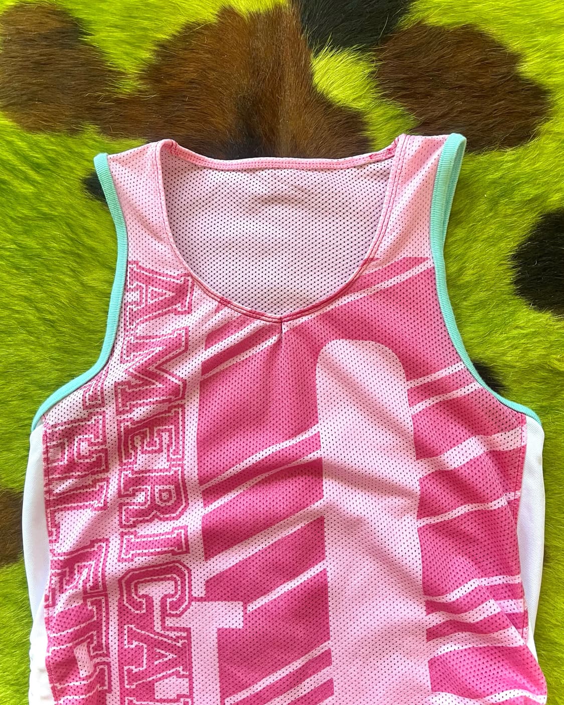 Japanese Vintage Pink Sporty Sleeveless 상품이미지5