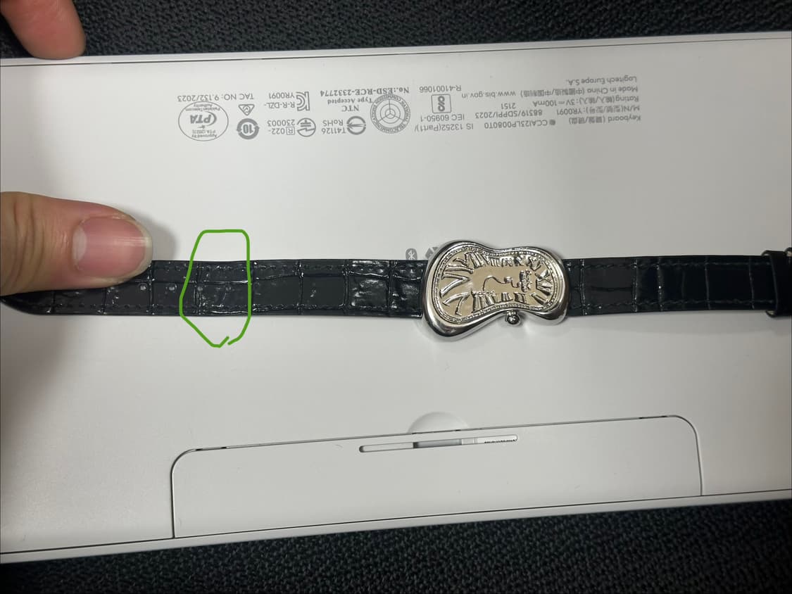 토우토우 아카이브 타임리스 트위스트 위슬릿 블랙 (실버) 상품이미지3