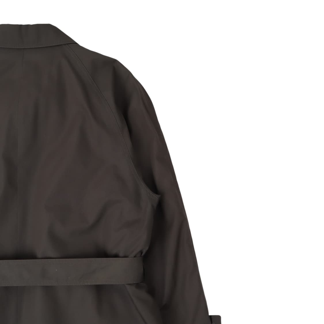 입생로랑 다크그레이 벨티드 트렌치 코트 상품이미지6