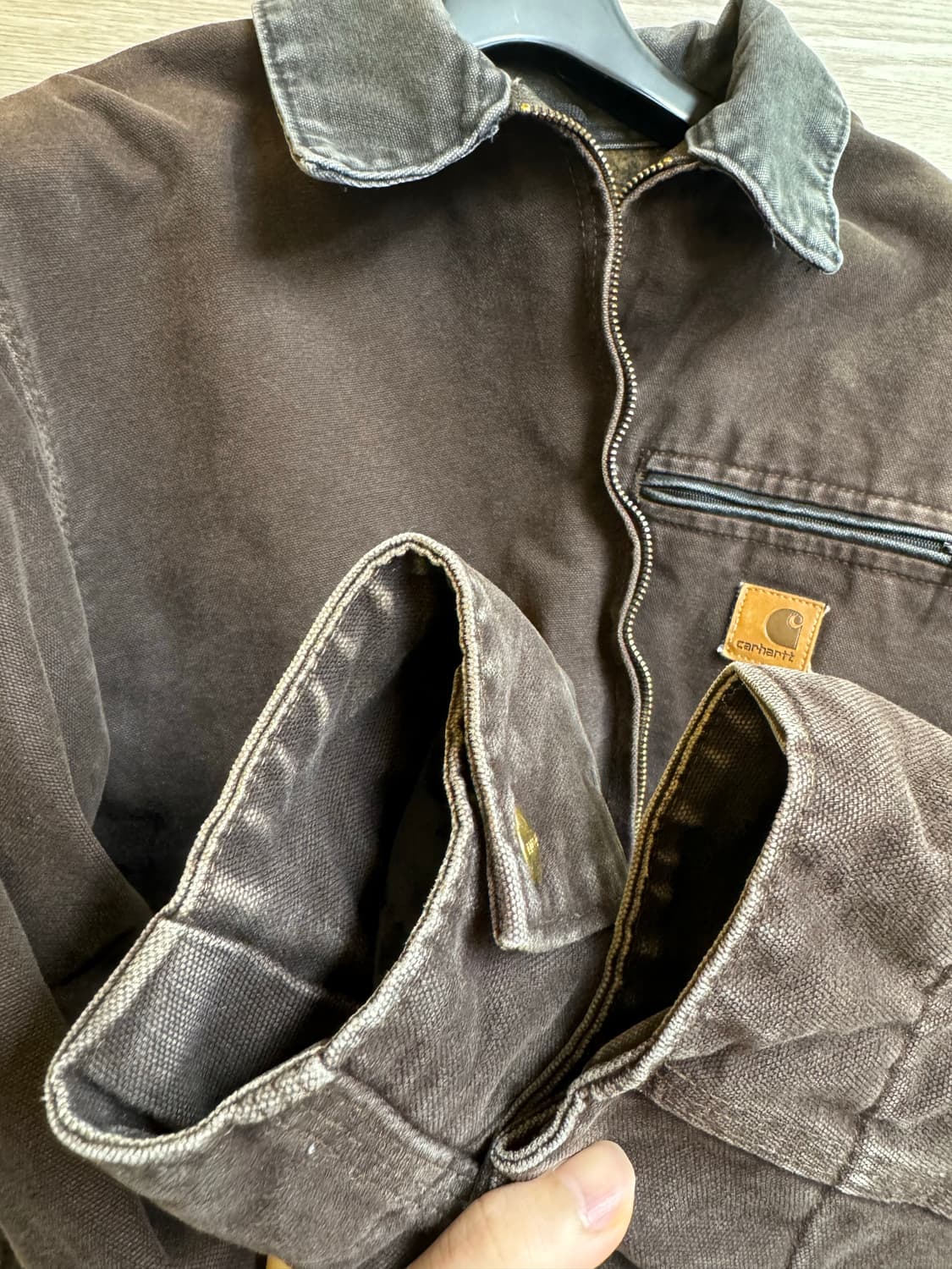 칼하트 디트로이트 자켓 다크브라운 L 상품이미지2