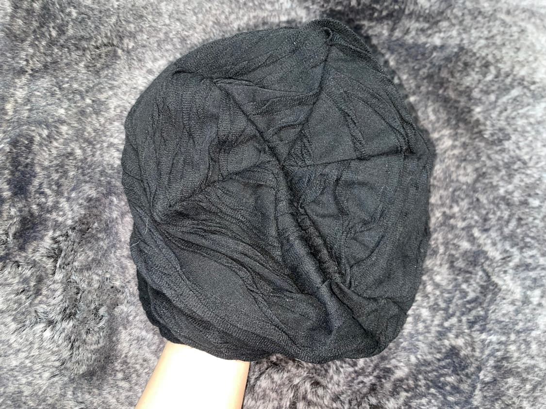 Vintage pleats long beanie  상품이미지2