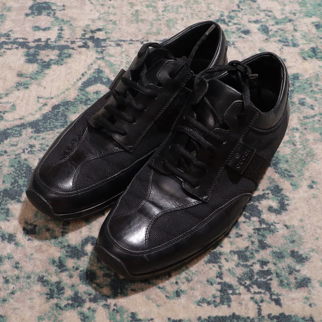 Gucci 구찌 블랙 스니커즈 블랙 정품 39사이즈 250 상품이미지1