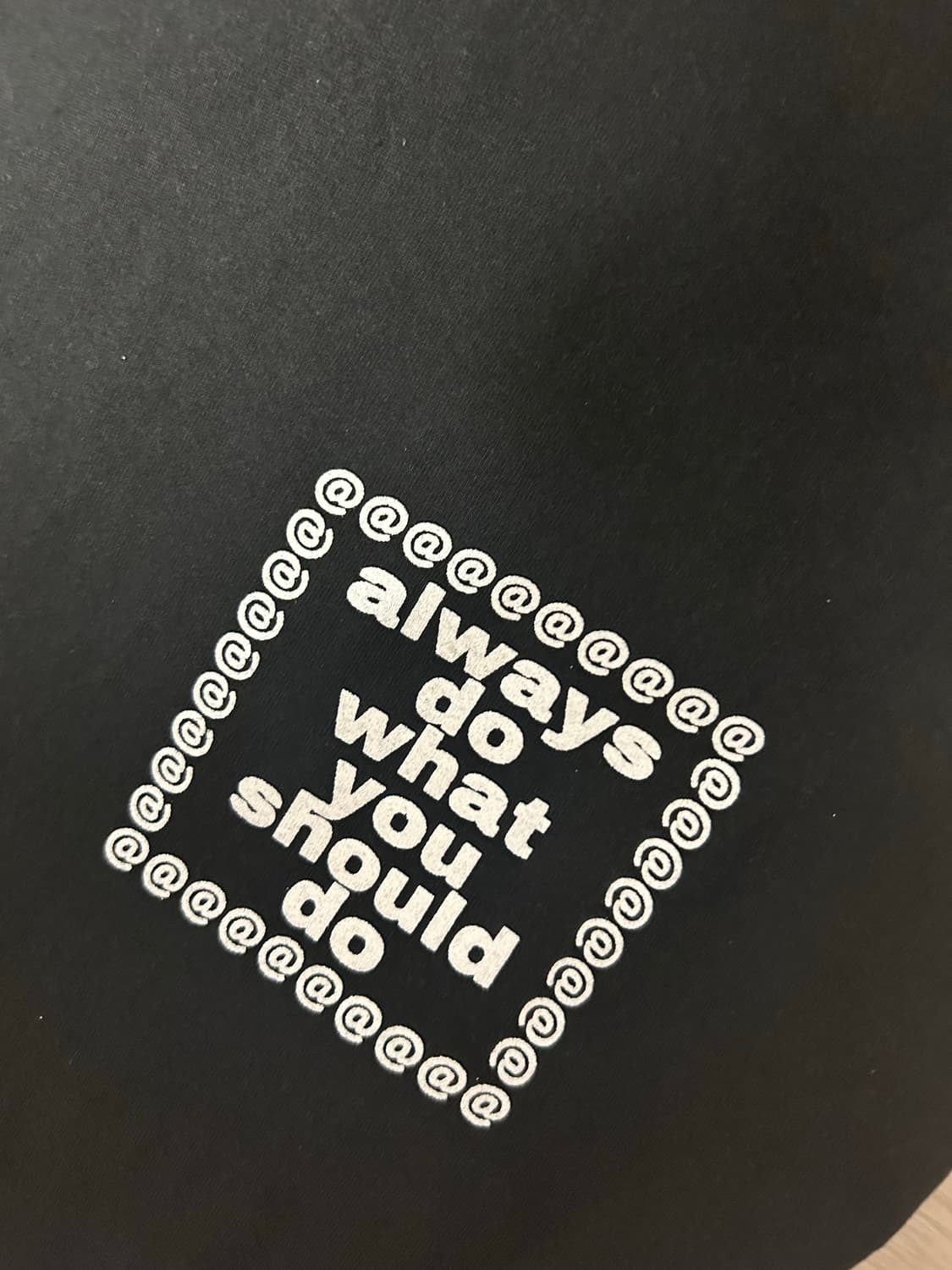 always do what you should do 반팔 상품이미지3