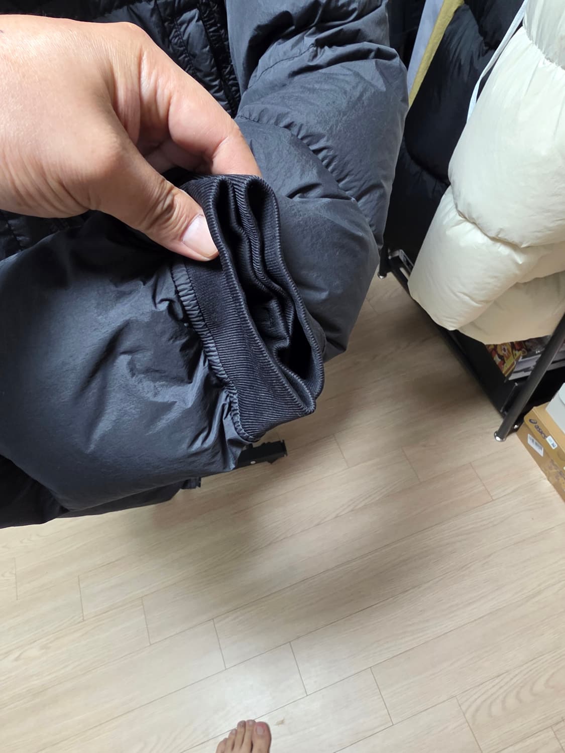 스톤아일랜드 크링클랩스 논후드 패딩 매장판xl 상품이미지7