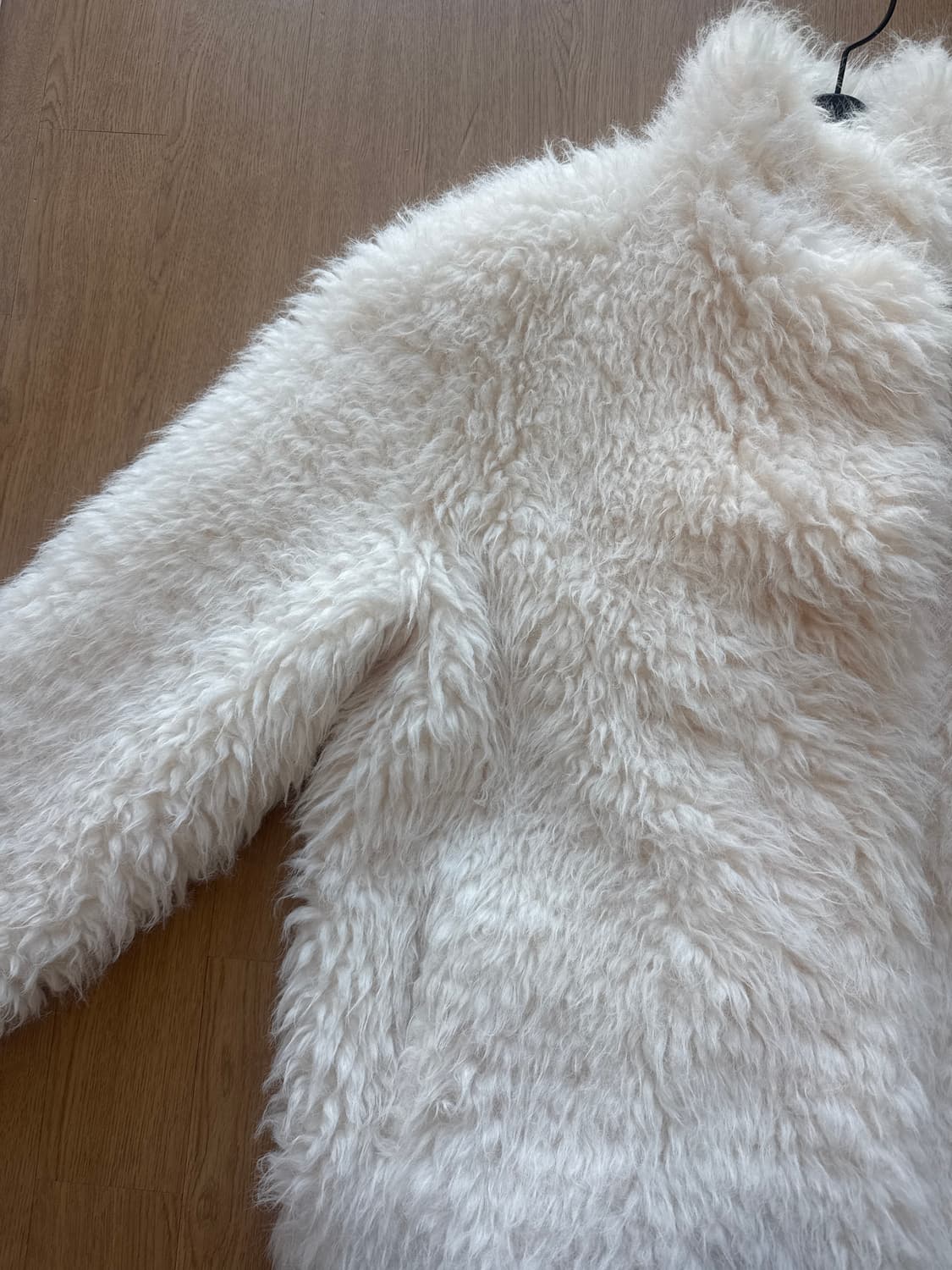 르 빈티지 퍼 코트 아이보리 퍼자켓 상품이미지4