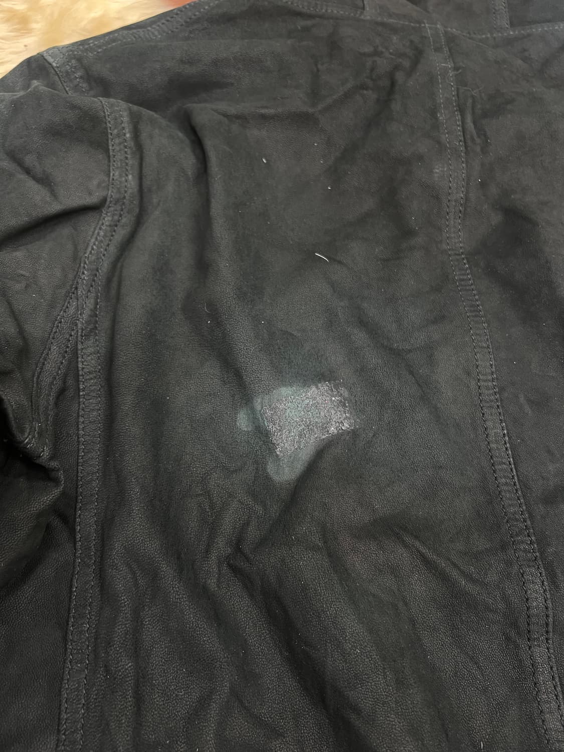 Giorgio brato 씬 램 레더 후드 자켓 상품이미지5