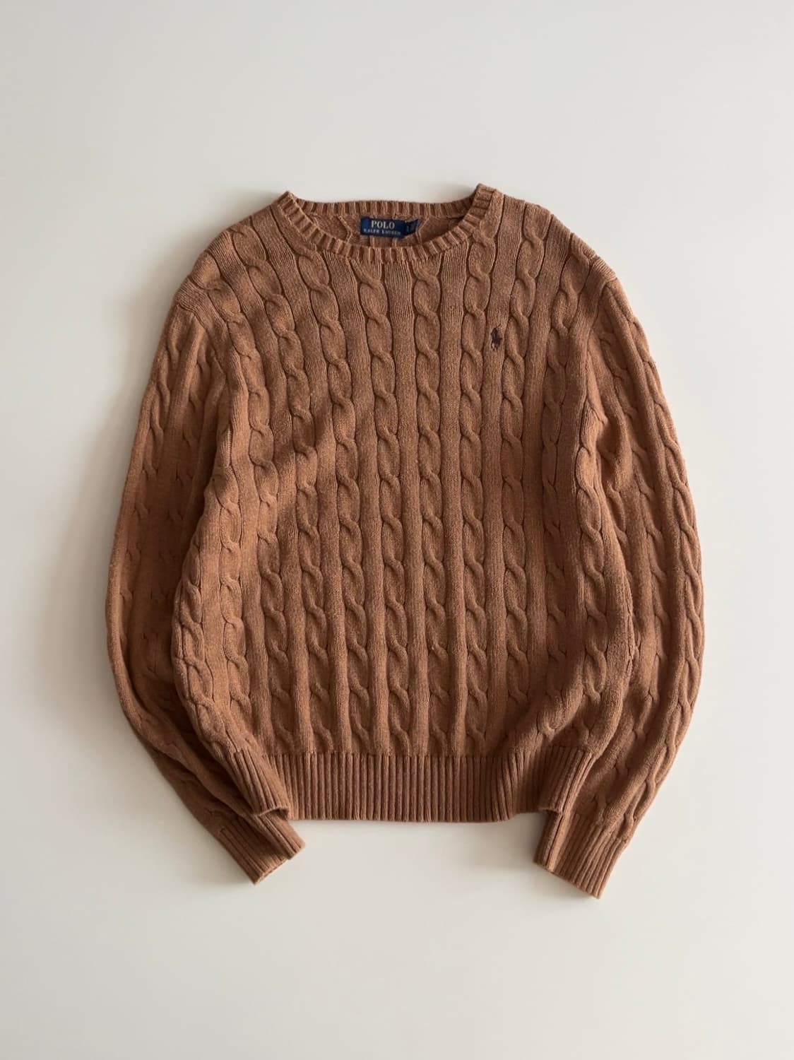 폴로 랄프로렌 케이블 꽈배기 니트 L 상품이미지1