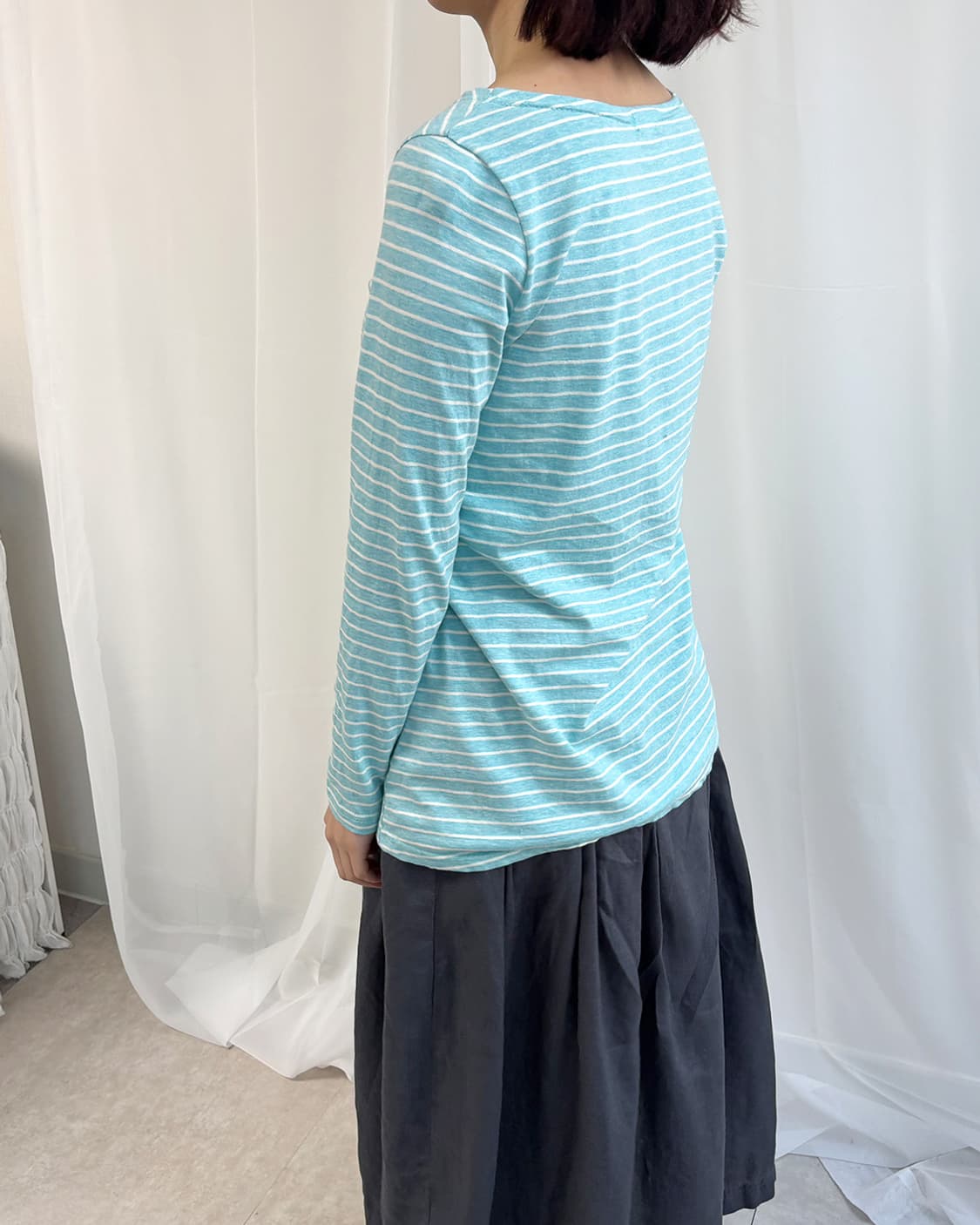 뽕따맛 스트라이프 긴팔 티 상품이미지9