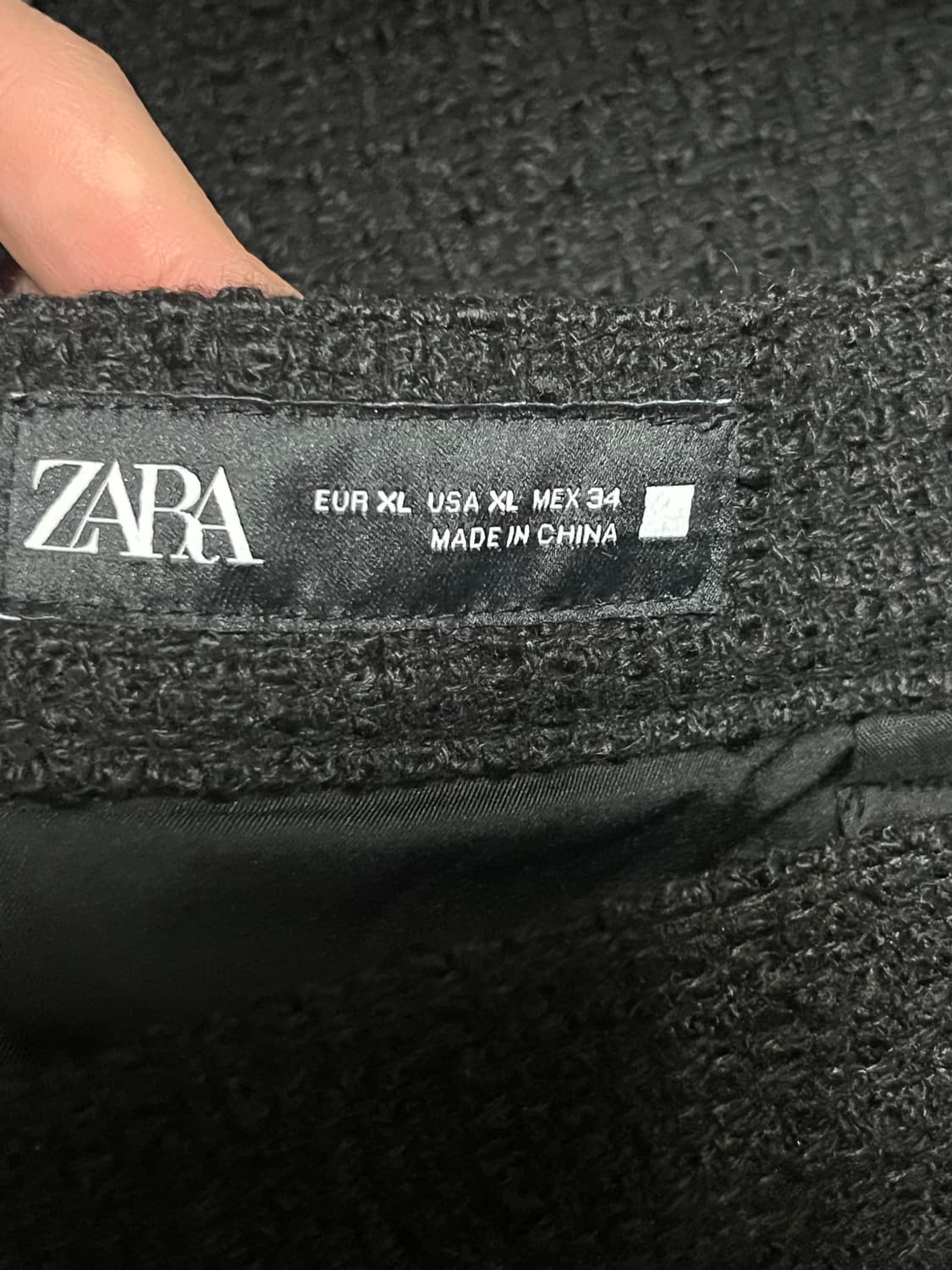 자라 자카드 니트 와이드팬츠 xl(34) 상품이미지2