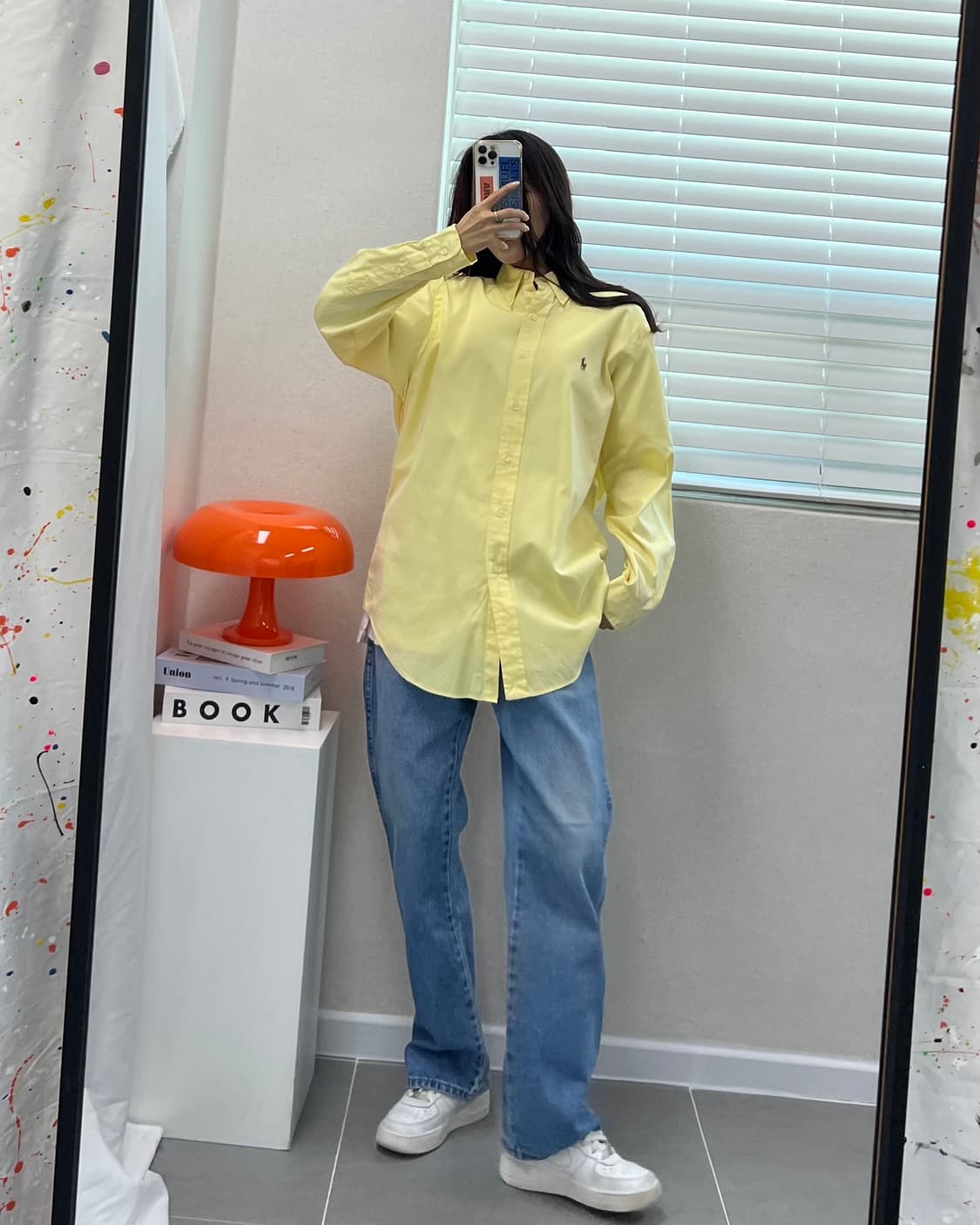 (L)폴로 솔리드 셔츠-M1376 상품이미지6