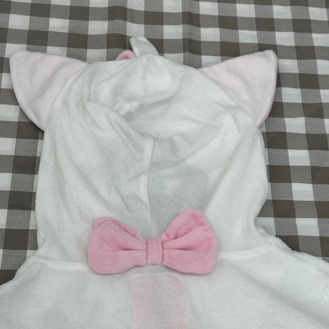 디즈니 MARIE 마리 파자마 고양이 코스튬 후드집업 셋업 리본 오네갸루 상품이미지6