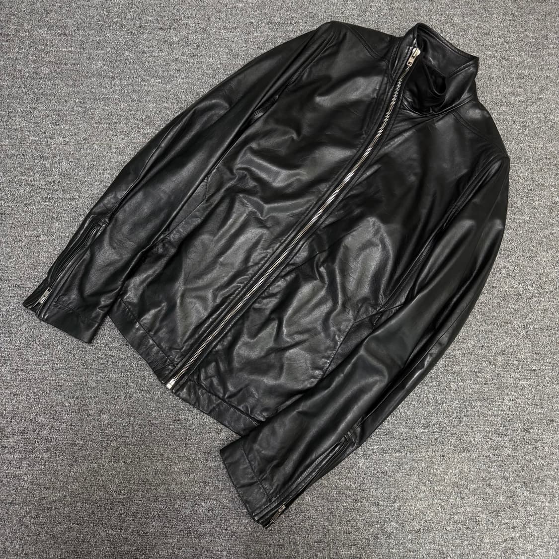 릭오웬스 몰리노 레더 자켓 상품이미지3