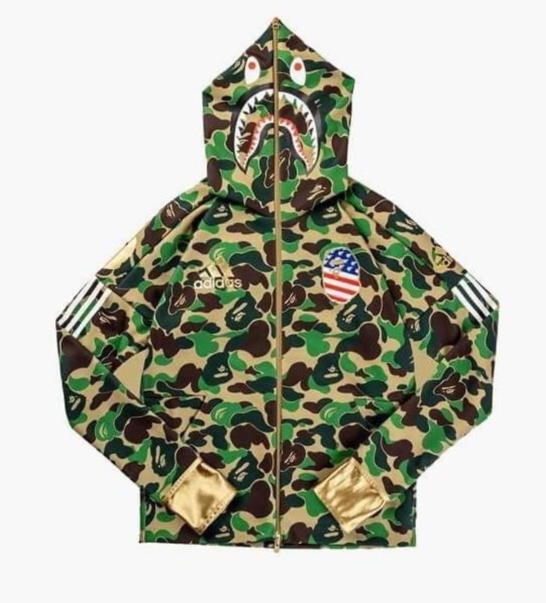 아디다스 x 베이프 샤크 후드집업 상품이미지1