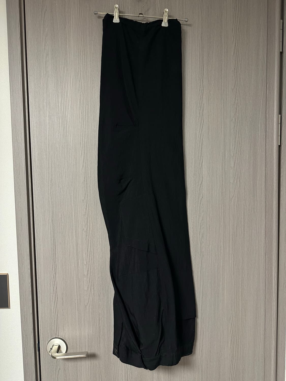 (1사이즈) 비긴202 원턱 와이드 베이커 팬츠 블랙 상품이미지1