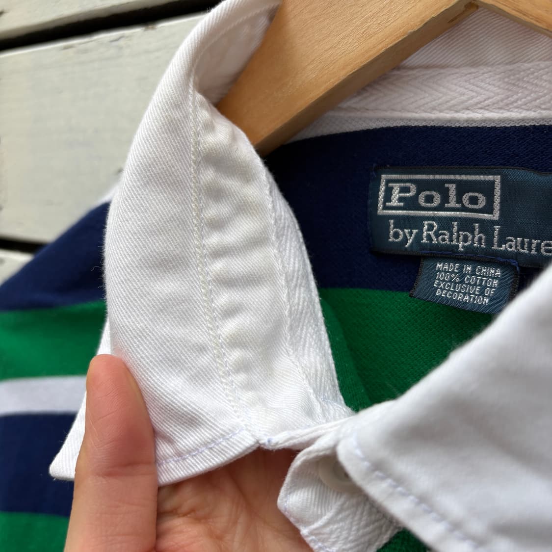 Polo 폴로 스트라이프 반팔 카라티 럭비티 상품이미지4