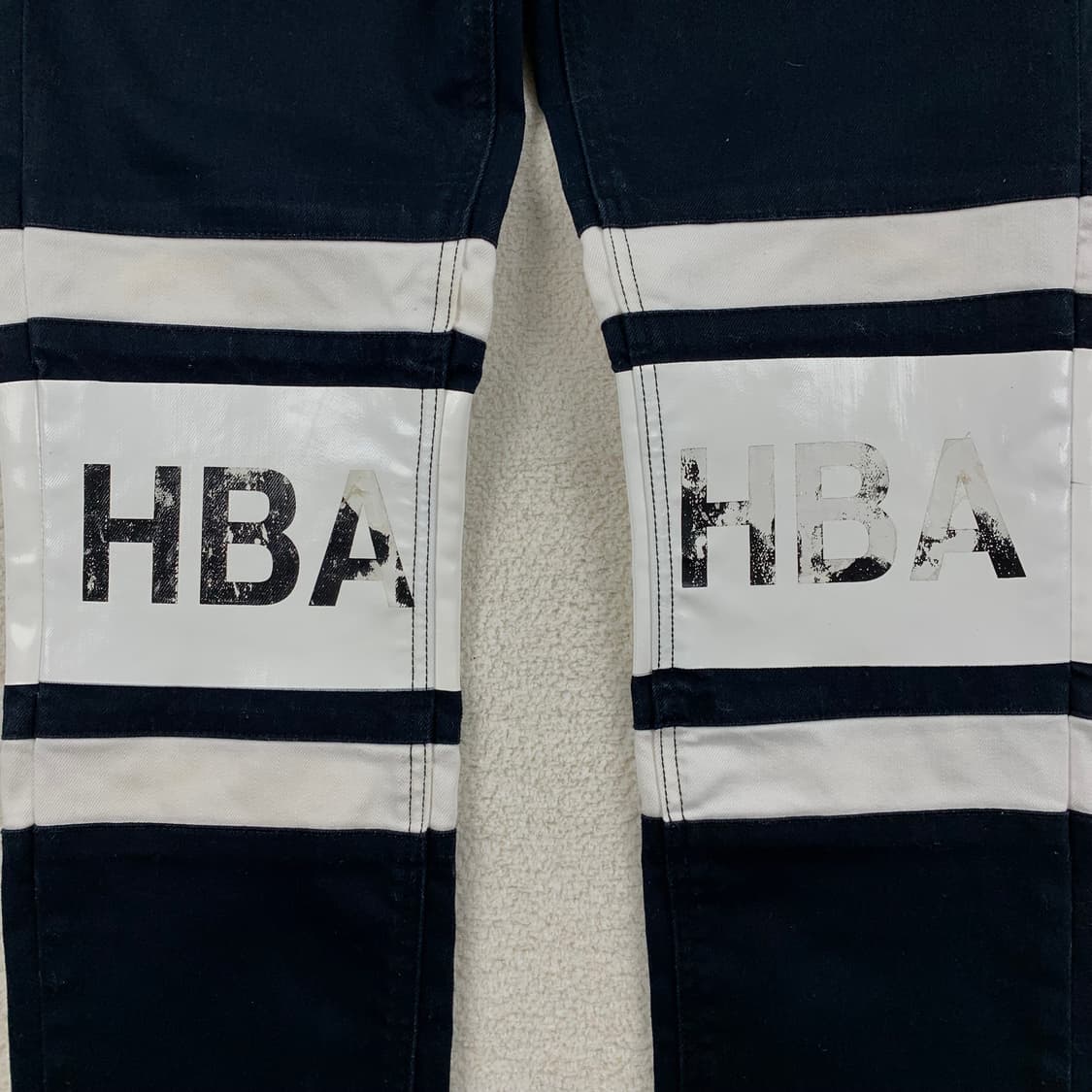 후드바이에어 HBA 로고 블랙 하키 팬츠  상품이미지2