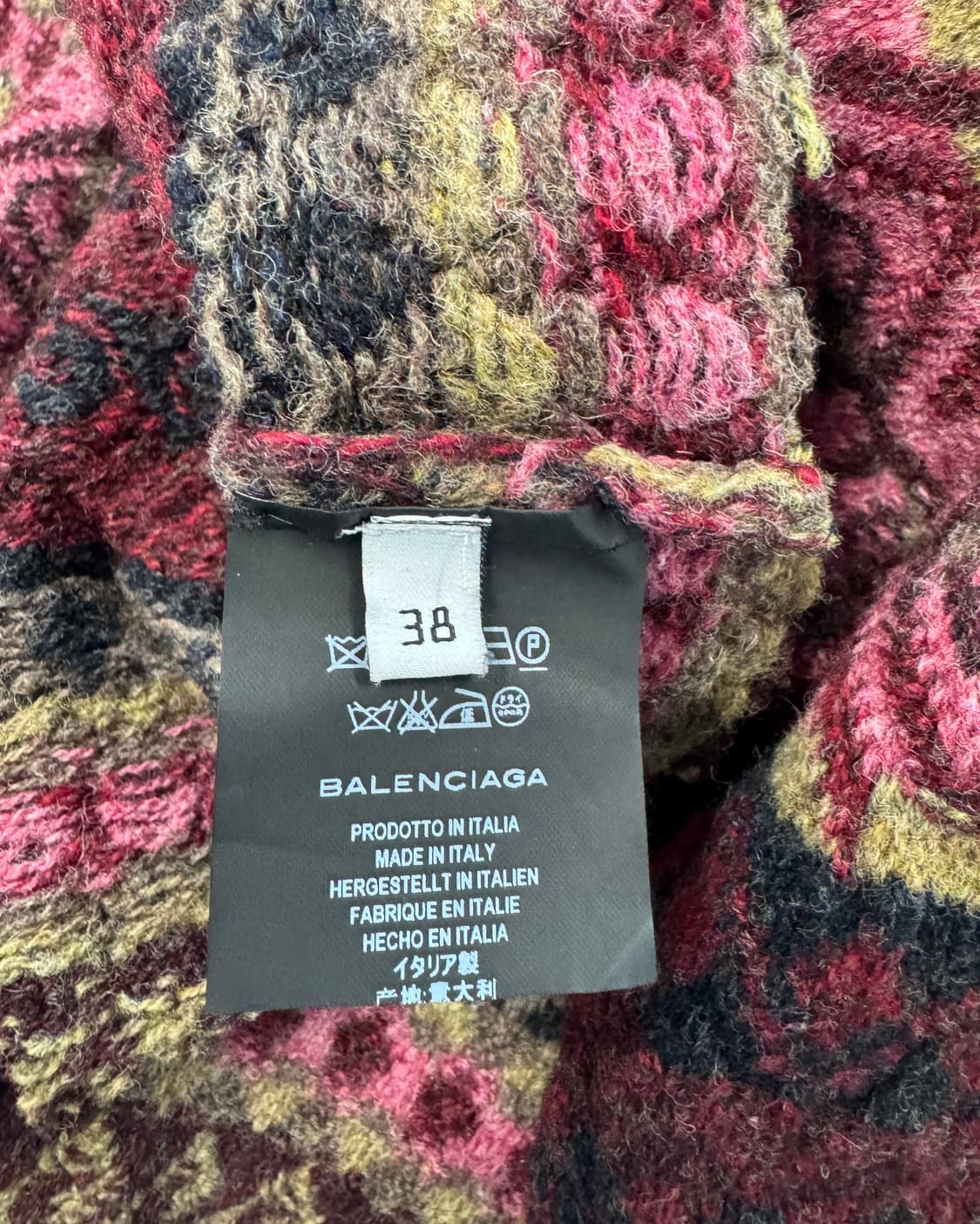 BALENCIAGA 발렌시아가 디스트로이드 페어아일 버진울 오버사이즈 스 상품이미지7