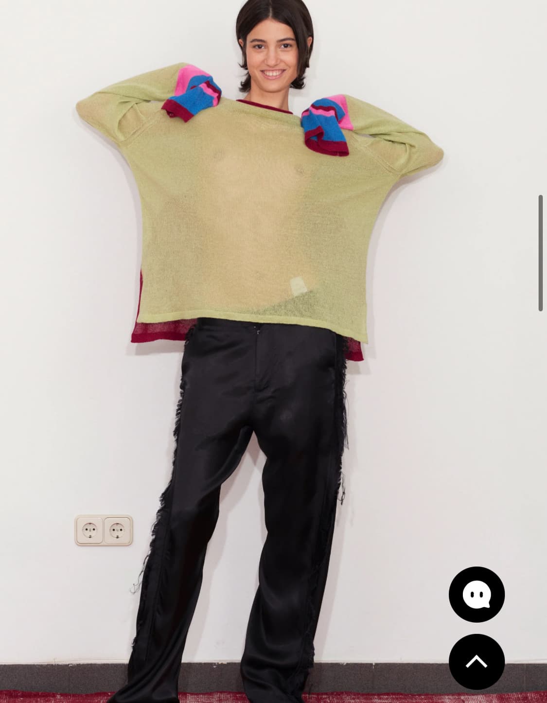 에드워드 커밍 하프문 루즈 스웨터 상품이미지6