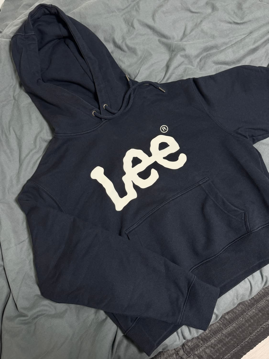 Lee 빅 트위치 로고 후드 티셔츠 네이비 WS 상품이미지2