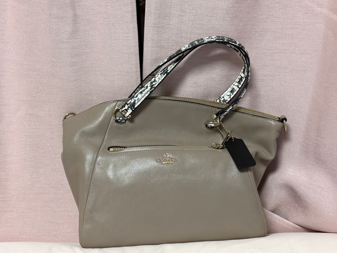 코치 토트 크로스백 베이지 상품이미지2