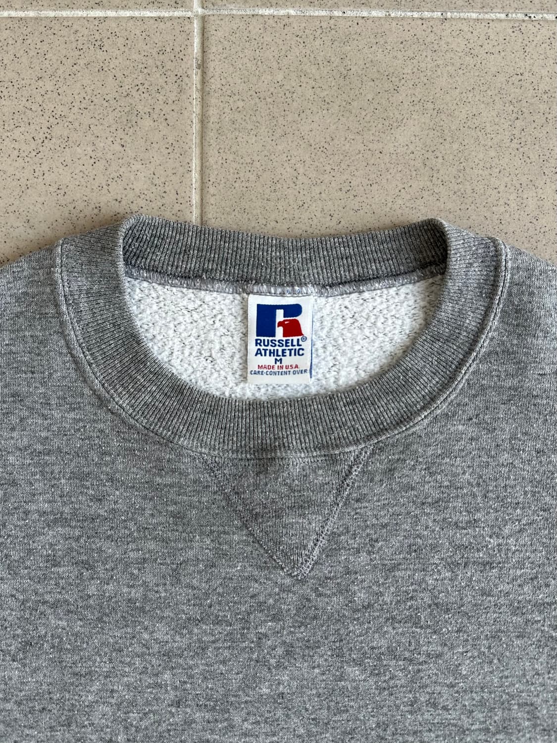 90s 빈티지 러셀 스웻셔츠 그레이 M USA 상품이미지6