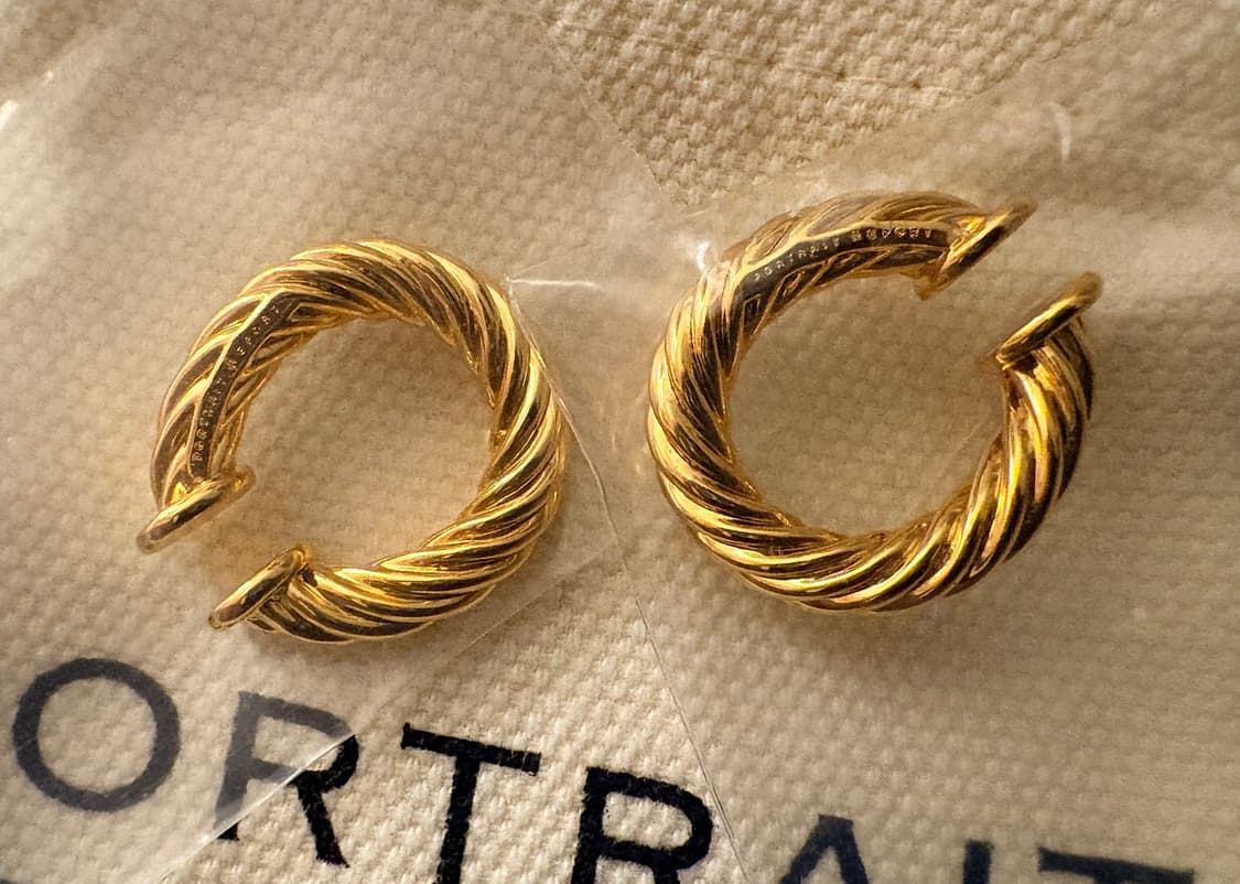 포트레이트 리포트 트위스트 이어커프 미니 (새상품) 상품이미지8