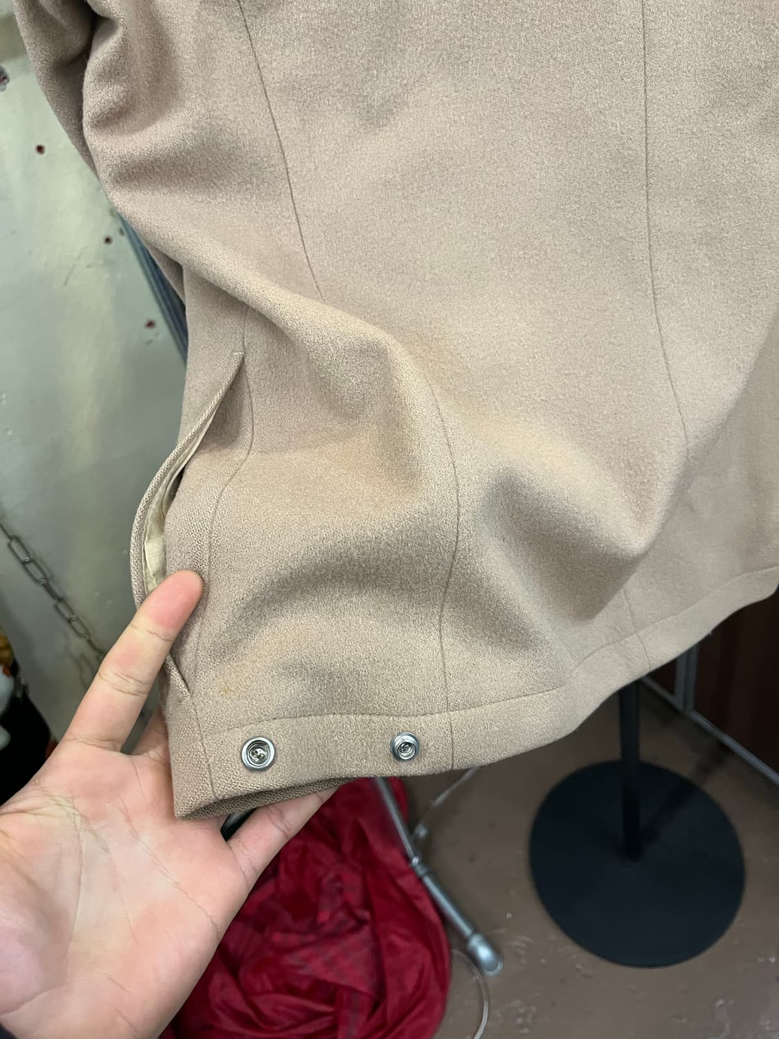 A.P.C 아페쎄 울 베이지 숏 코트 #csz735 상품이미지4